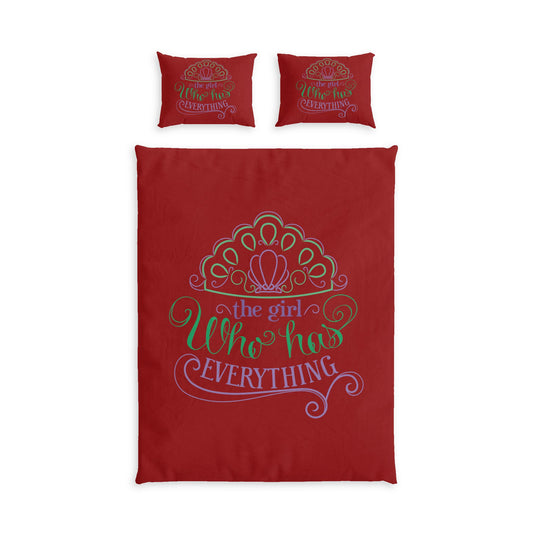 The Girl Who Has Everything Cotton Bed Set