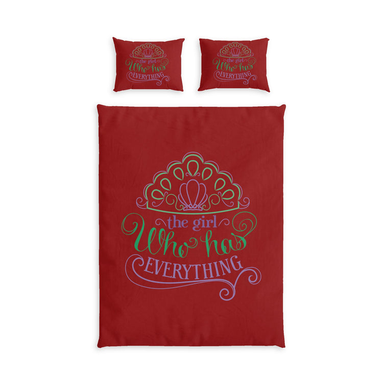 The Girl Who Has Everything Cotton Bed Set