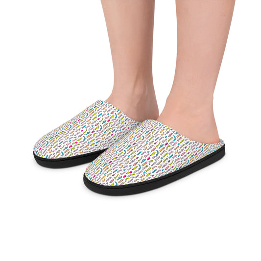 Good Vibes Women's Slippers - Fandom-Made