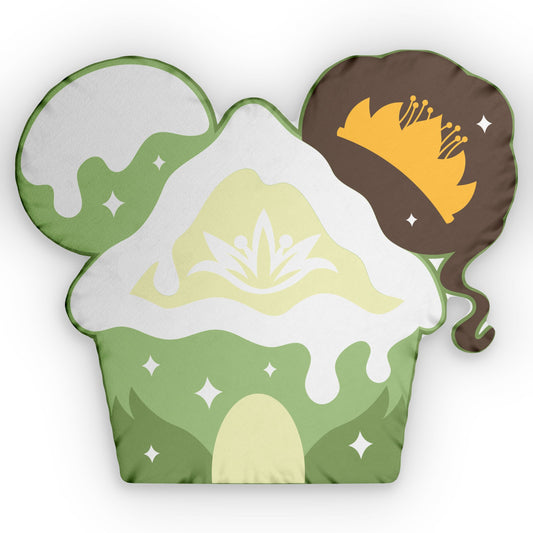 Tiana Gingerbread House-Shaped Pillow - Fandom-Made
