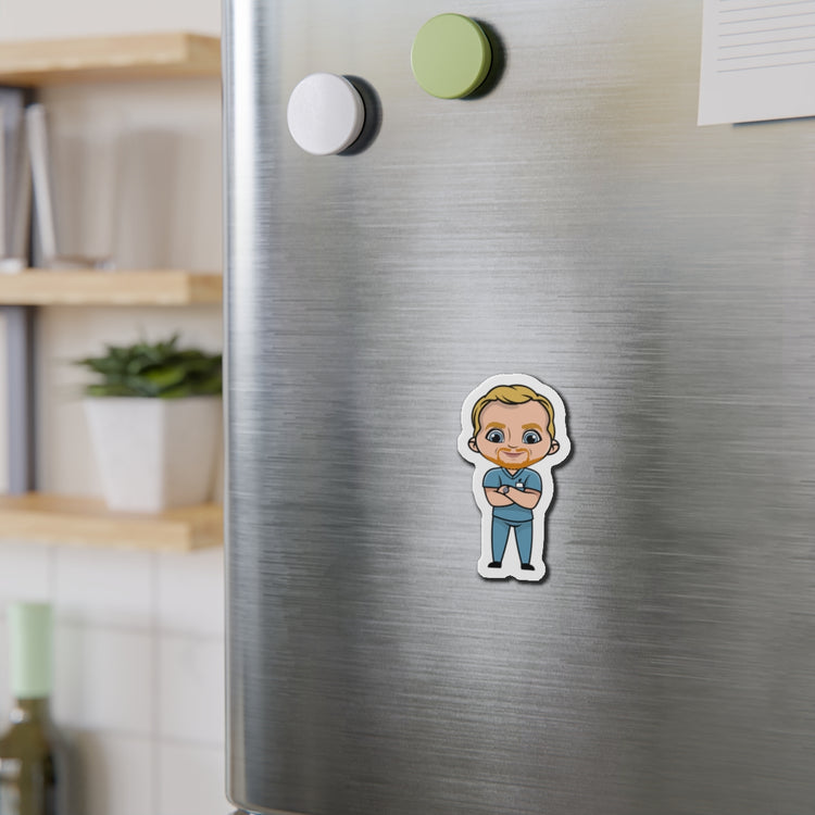 Owen Hunt Die-Cut Magnet