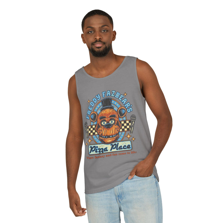 Freddy Fazbear's Pizza Place Tank Top - Fandom-Made