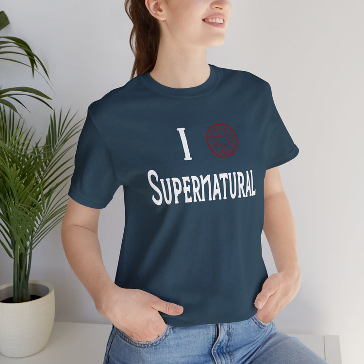 I Love Supernatural Devil's Trap Edition T-Shirt - Fandom-Made