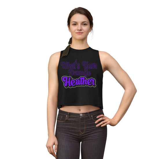 What's Your Damage Women's Crop Top - Fandom-Made