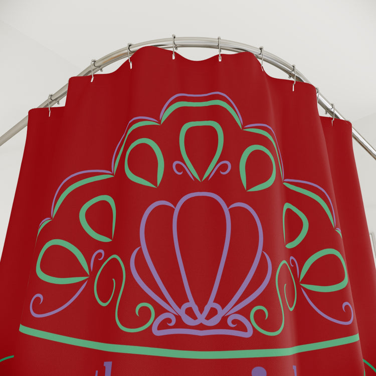 The Girl Who Has Everything Shower Curtain