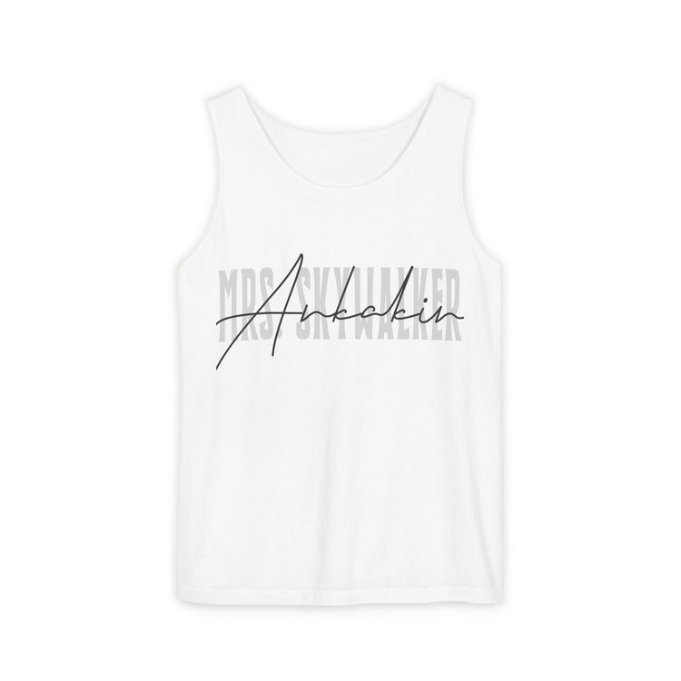 Mrs. Anakin Skywalker Unisex Garment-Dyed Tank Top - Fandom-Made