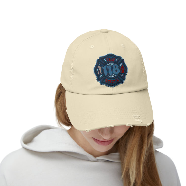 118 Squad Distressed Cap - Fandom-Made