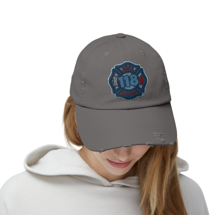 118 Squad Distressed Cap - Fandom-Made