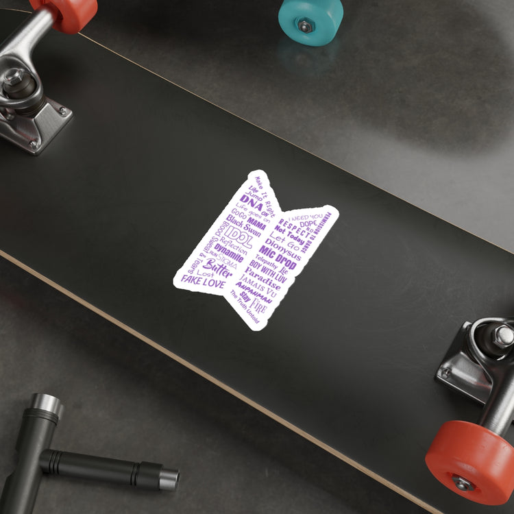 BTS Songs Die-Cut Sticker