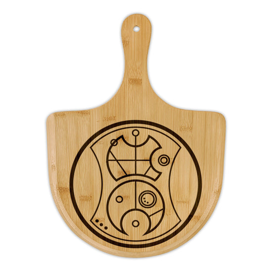 Hello Sweetie in Gallifreyan Bamboo Pizza Board - Fandom-Made