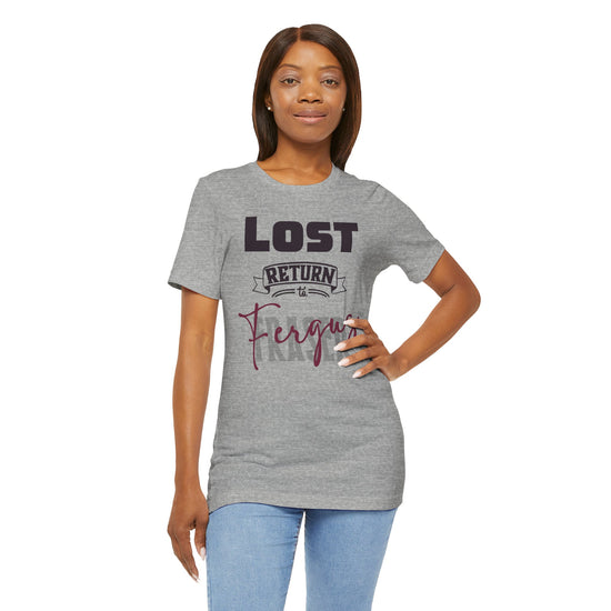 Lost Return To Fergus Fraser Unisex T-Shirt - Fandom-Made