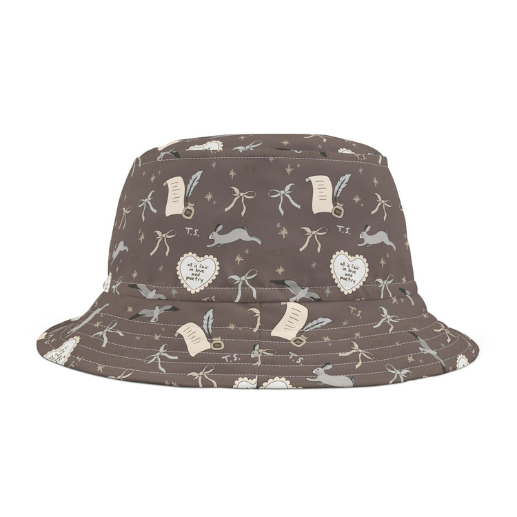 Tortured Poet All-Over Print Bucket Hat - Fandom-Made