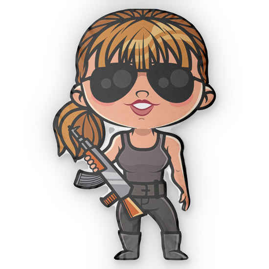 Sarah Connor-Shaped Pillow - Fandom-Made