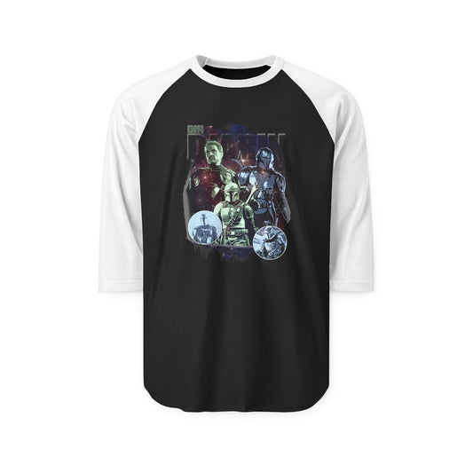 Din Djarin 3/4 Raglan Shirt - Fandom-Made