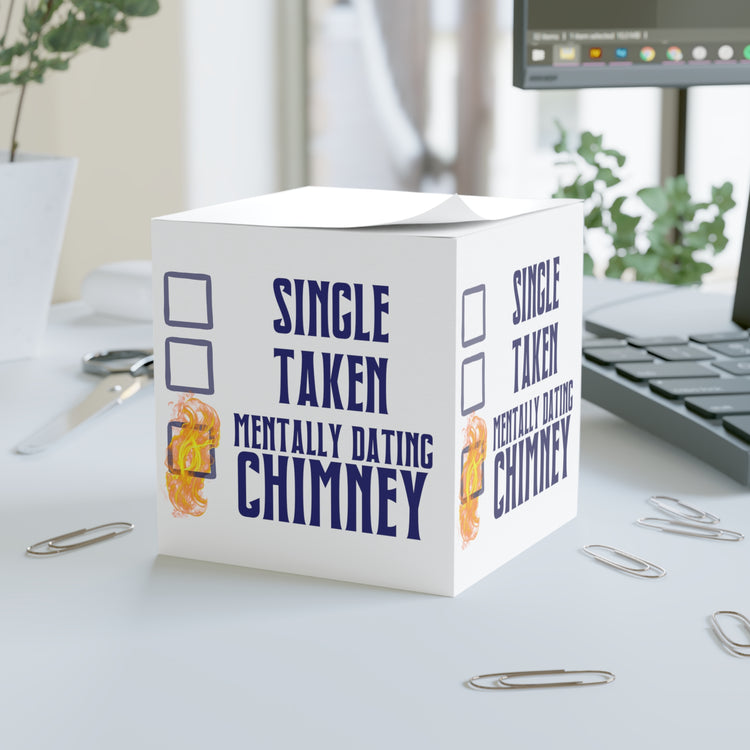 Mentally Dating Chimney Note Cube - Fandom-Made