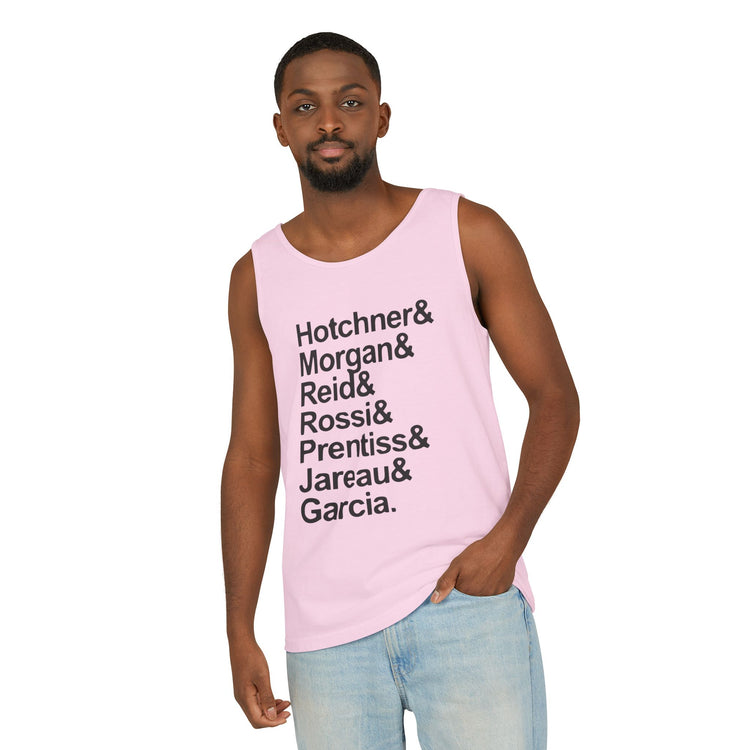 Criminal Minds Names Tank Top