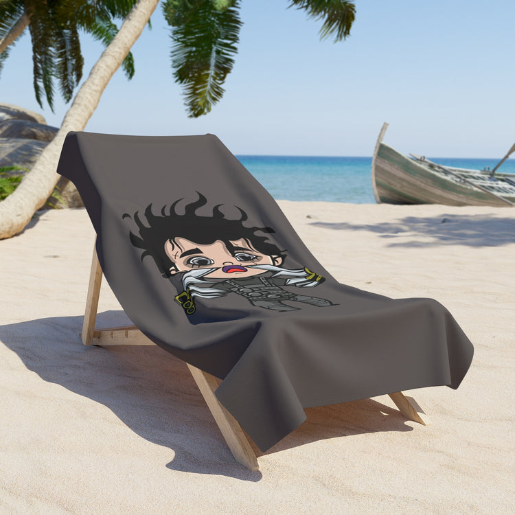 Scissors For Hands Beach Towel - Fandom-Made