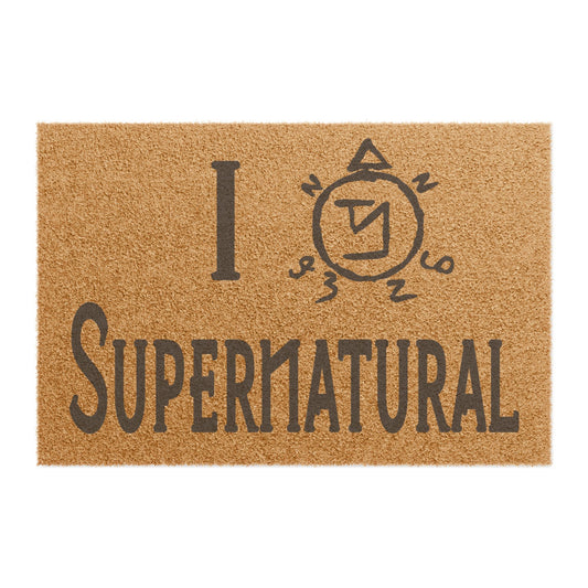 I Love Supernatural Angel Banishing Edition Doormat - Fandom-Made