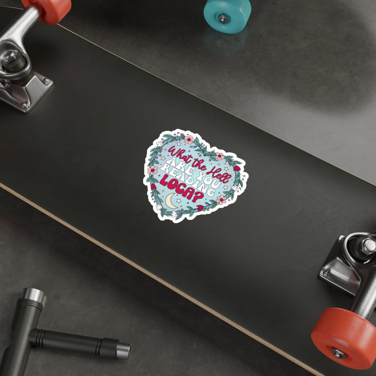 Loca Reading Die-Cut Sticker