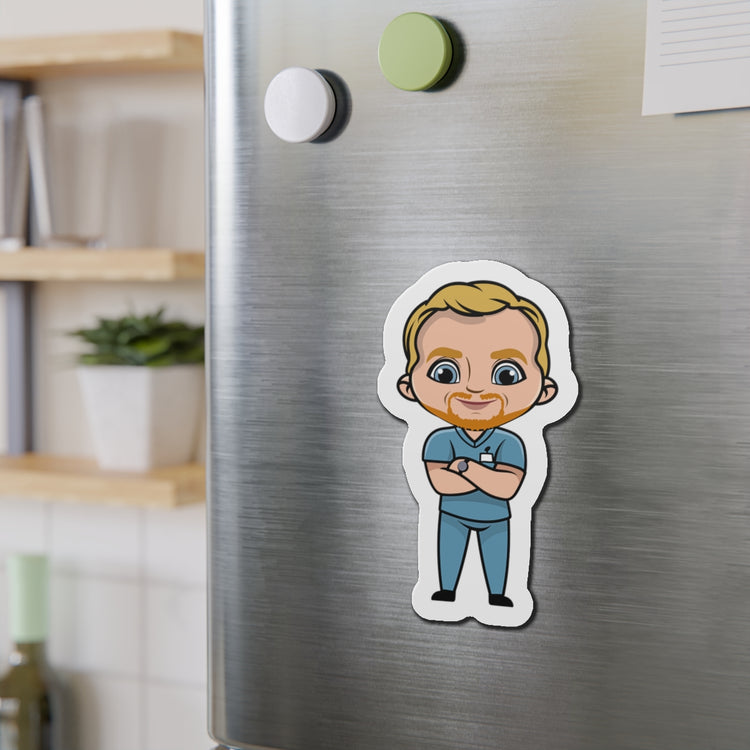 Owen Hunt Die-Cut Magnet