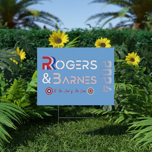 Rogers & Barnes 2024 Yard Sign