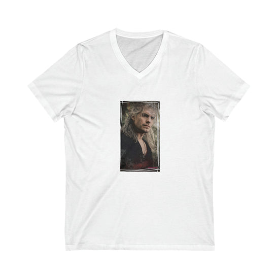 Geralt of Rivia V-Neck Tee - Fandom-Made