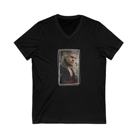 Geralt of Rivia V-Neck Tee - Fandom-Made