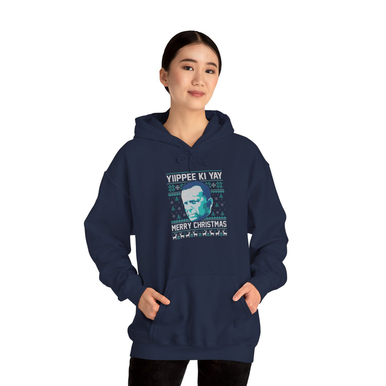 Yiipee Ki Yay Ugly Christmas Unisex Hoodie
