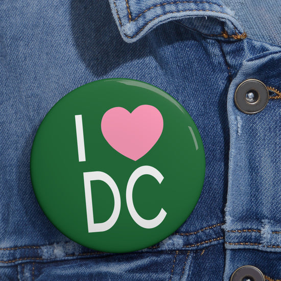 I Love DC Pin - Fandom-Made