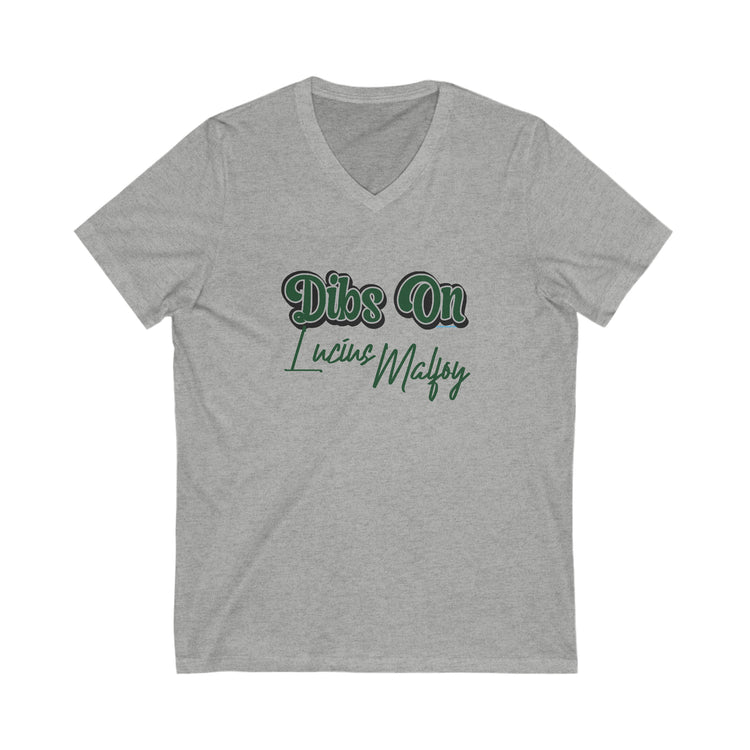 Dibs On Lucius Malfoy V-Neck T-Shirt - Fandom-Made