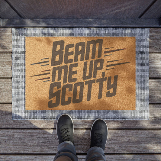 Beam Me Up Doormat - Fandom-Made