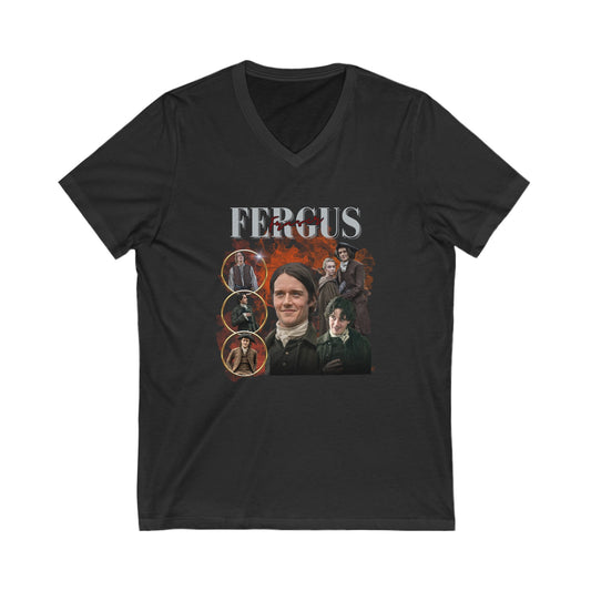 Fergus Fraser V-Neck Tee - Fandom-Made