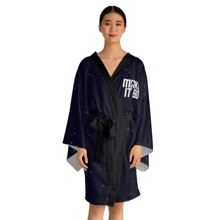 Make It So Long Sleeve Kimono Robe - Fandom-Made