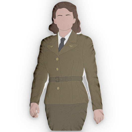 Peggy Carter-Shaped Pillow