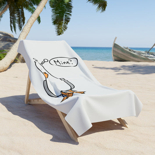 Mine? Beach Towel - Fandom-Made