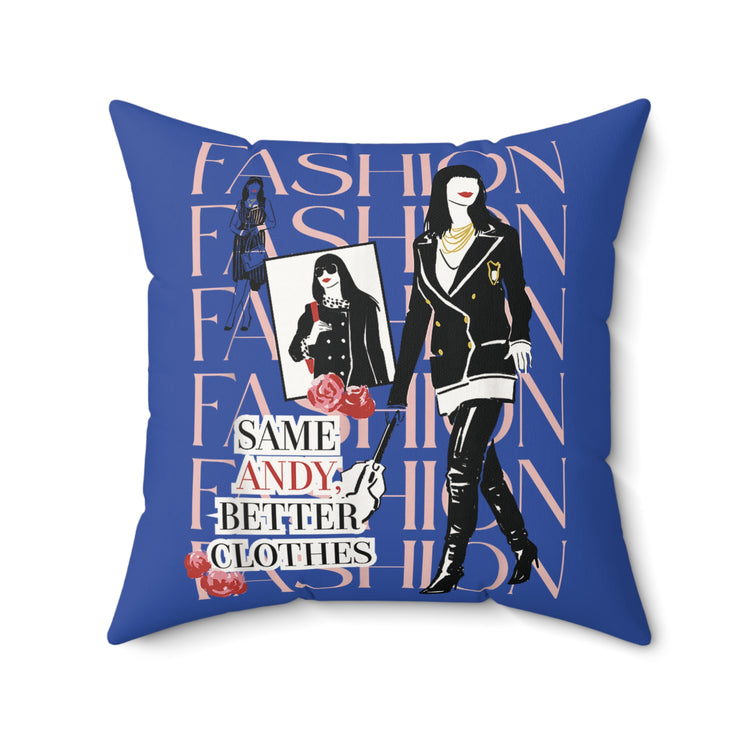 Same Andy Faux Suede Square Pillow
