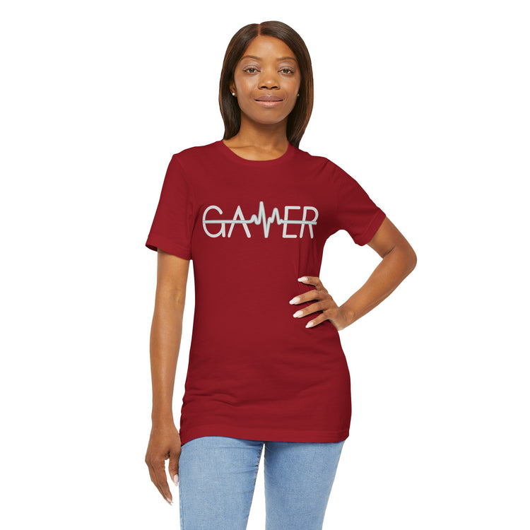 Gamer Heartbeat T-Shirt - Fandom-Made