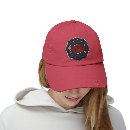 118 Dispatch Squad Distressed Cap - Fandom-Made