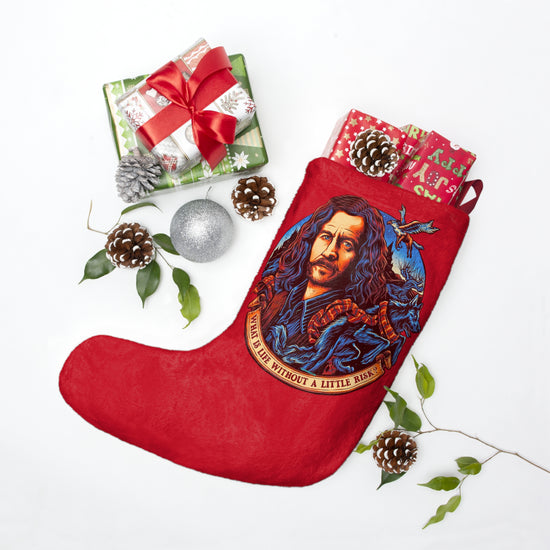 What's Life Without a Little Risk Christmas Stocking - Fandom-Made