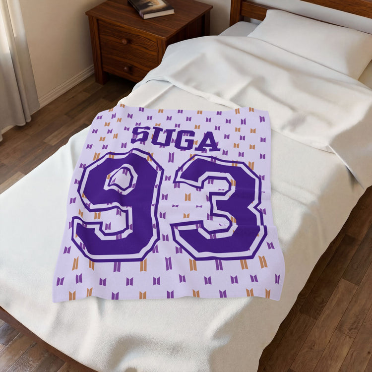 Suga 93 Velveteen Plush Blanket