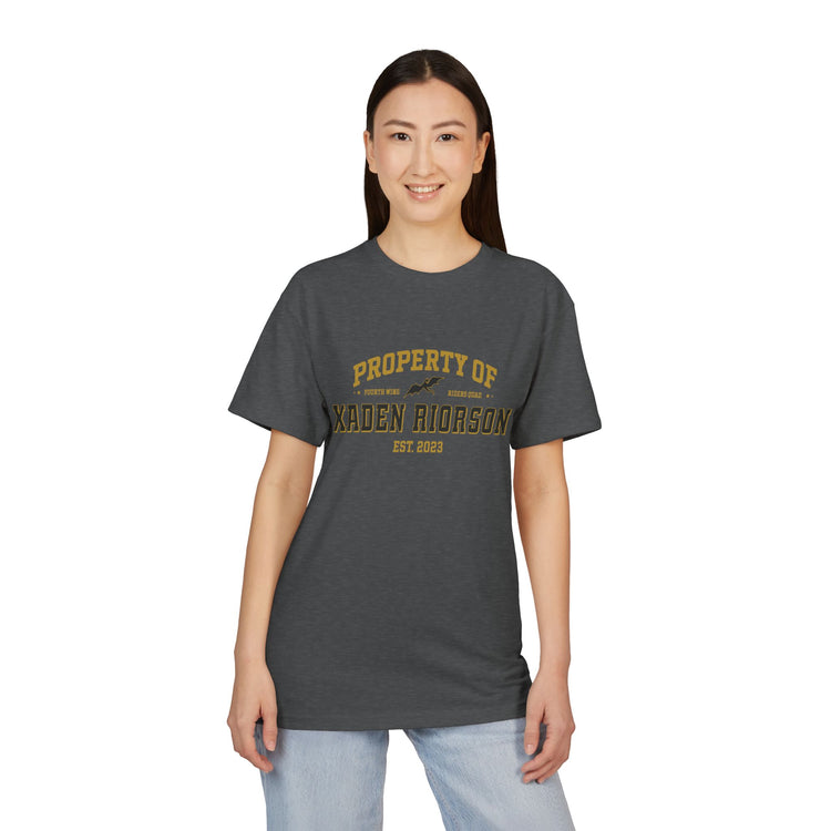 Property of Xaden Riorson Sueded Unisex T-Shirt - Fandom-Made