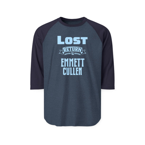 Lost Return To Emmett Cullen 3/4 Raglan Shirt - Fandom-Made