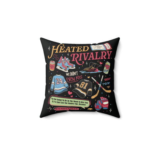 Rivalry Faux Suede Square Pillow - Fandom-Made