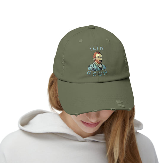 Let it Gogh Distressed Cap - Fandom-Made