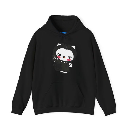 Wednesday Kitty Hoodie - Fandom-Made
