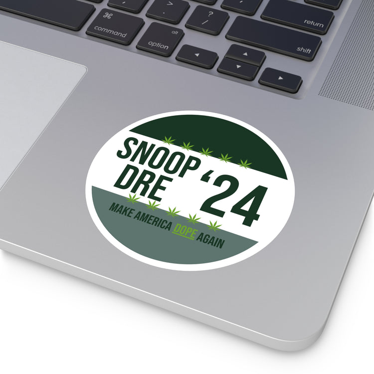 Snoop & Dre '24 Round Sticker