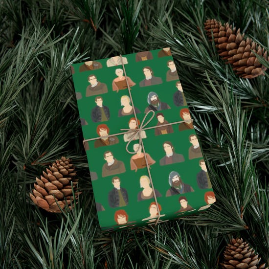 Outlander Characters Gift Wrap - Fandom-Made