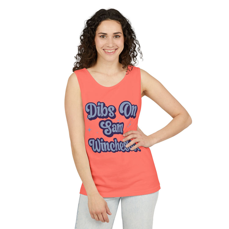 Dibs On Sam Winchester Unisex Tank Top - Fandom-Made