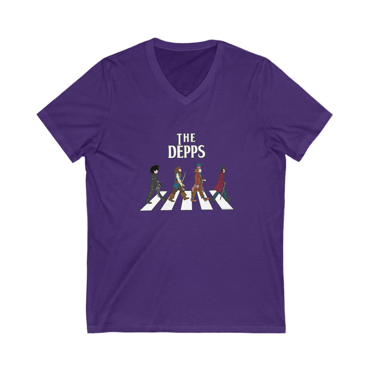 The Depps Abbey Road V-Neck Tee - Fandom-Made