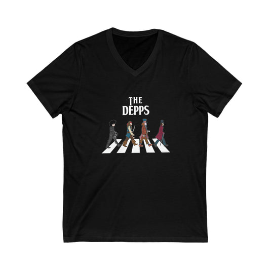 The Depps Abbey Road V-Neck Tee - Fandom-Made